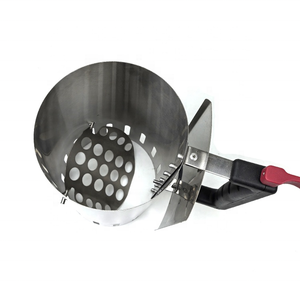 ถังบาบีคิวทำจากสเตนเลสถังถ่านเริ่มต้นใช้งานหนักพร้อมที่จับ PP - Product Image 5