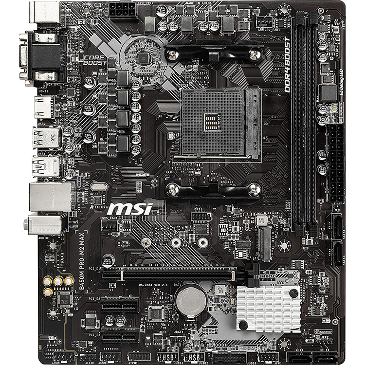 【中古】Ryzen7 3700X + MSI B450M PRO-M2 MAX MSI Proseries B450M PRO-M2 MAX - Ideal for AMD Ryzen Gaming