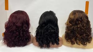 <span class=keywords><strong>2022</strong></span> nouveauté en gros perruques de <span class=keywords><strong>cheveux</strong></span> humains vierges <span class=keywords><strong>cheveux</strong></span> péruviens bouncy Curl perruques pour les femmes noires tissages et perruques bouclés - Product Image 4