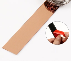 الأكثر مبيعًا بلاط غير لامع/مرآة من الفولاذ المقاوم للصدأ ذاتي اللصق ديكور مسطح مرن - Product Image 5