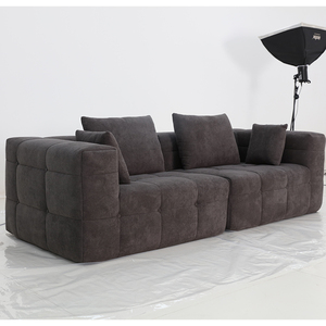 Divano Moderno Nordico in Tessuto, Imballato in Scatola, Arredamento per Soggiorno, Divano Comprimibile - Product Image 6