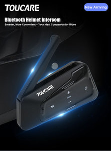Intercomunicador para Motocicleta TOUCARE T80, Bluetooth 5.0, Conversación en Grupo para 32 Motociclistas, Fácil Cambio de Canal, Auriculares para Casco con Clasificación IP67, Interfono para Moto - Product Image 6