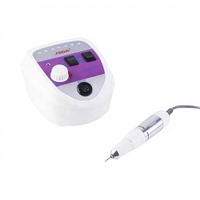 JSDA JD106H Outil de manucure professionnel portable, polisseuse à ongles, moteur électrique à balais 0-30000 tr/min, faible bruit, plastique, 100-240V 35W