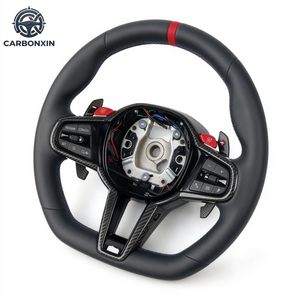 Volante Deportivo Personalizado de Fibra de Carbono M6 para BMW Serie G X3m X4m X5m X6m G3x G1x G0x M3 G80 M4 G82 M5 F90 M8 - Product Image 4