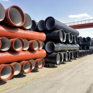 Cement Mortar Internal Coating Cement Lined Ductile Cast <b>Iron</b> Pipe with High Strength - Product Image 4