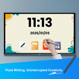 65 นิ้ว 75 นิ้ว 86 นิ้ว 98 นิ้ว 40 จุดสัมผัส สมาร์ท CE Rohs ISO กระดานอัจฉริยะสำหรับการสอน ระบบแอนดรอยด์ วินโดวส์ จอ LED LCD แบบอินเทอร์แอคทีฟ ทีวีจอแบนระบบสัมผัส - Product Image 5