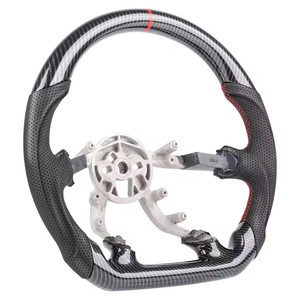 Volant en cuir perforé en Fiber de carbone Hydro-Dip pour Chevrolet <span class=keywords><strong>Corvette</strong></span> C5 1997 1998 1999 <span class=keywords><strong>2000</strong></span> 2001 2002 2003 2004 - Product Image 3