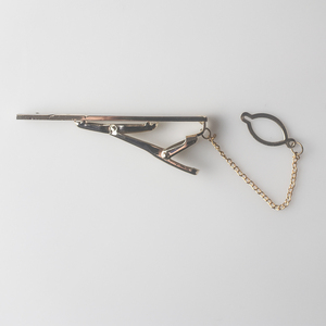 Regali per testimoni di nozze: Gemelli e fermacravatte alla moda, fermacravatte da uomo, fermacravatte personalizzati per cravatte - Product Image 3