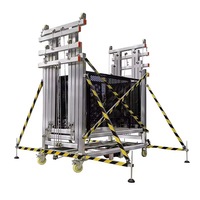Plateforme élévatrice mobile télescopique électrique automatique de 0,3 à 0,5 tonne et 8 mètres pour la construction