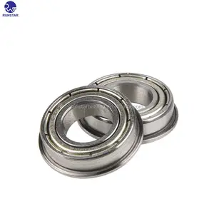 Precision Small Flanged Ball Bearing 10*19*7mm F63800ZZ Flange Bush Bearing Flange Slide Bearing