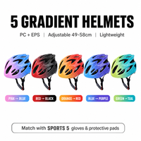 Kit Casque et Gants pour Enfants en Gros, Doublure PC EPS, pour Vélo, Trottinette, Sports de Plein Air, Réglable