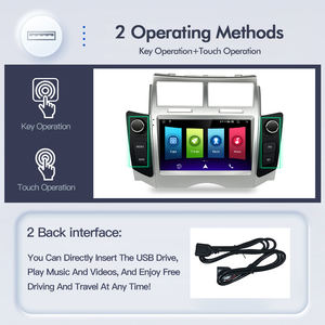 STWEI CarPlay sans fil pour Toyota Yaris XP90 Vitz 2005-2012 Autoradio Lecteur multimédia Navigation WIFI Android13 Écran partagé - Product Image 3