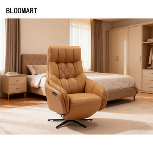 <span class=keywords><strong>Fauteuil</strong></span> moderne pivotant en <span class=keywords><strong>cuir</strong></span> pour la maison, le bureau, la villa, les loisirs, le style exécutif, le salon, la chambre et l'appartement. - Product Image 4