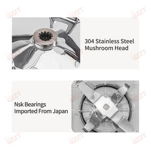 2L Touchpad kontrolleri profesyonel Blender düşük gürültü ile güçlü ağır ticari mikser ses geçirmez <span class=keywords><strong>DIY</strong></span> ayarları destekler - Product Image 5