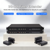 Convertisseur Mini 3G SDI vers Fibre Optique 1080P60Hz LC 10KM Non Compressé SMPTE 424M 292M pour Système AV
