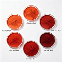 Poudre de Pigment Rouge Oxyde de Fer Haute Pureté Qualité Industrielle Inorganique Fe2O3 CAS 1309-37-1 pour Peinture Revêtement Béton Céramique