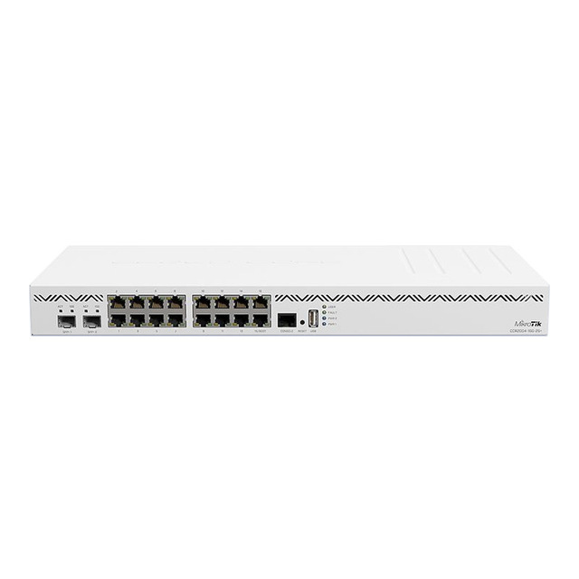 Mikrotik Router CCR2004-16G-2S+ 16x Gigabit Ethernet Ports, 2x10G SFP+ Cages  Cloud Core Router