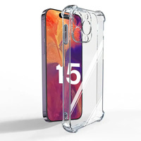 Coque de téléphone antichoc haute transparence anti-rayures coque de téléphone en Tpu pour iPhone 16 16Pro Max 16Plus 16E 15Pro Max 14