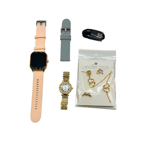 Juegos de regalo <span class=keywords><strong>8</strong></span> en 1 con trajes de joyería para mujer A58 Plus Smartwatch pantalla táctil Fitness Tracker señoras reloj inteligente para mujer D15 GS - Product Image 3