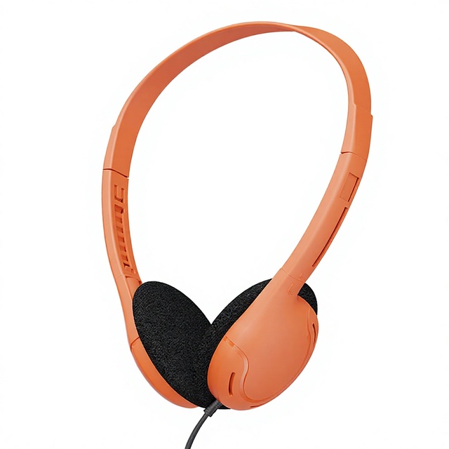 3.5mm Wired Headset with No Noise Cancelling Microphone Lightweight on Ear Headphones for PC Laptop Office Call Center School