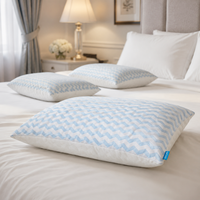 Kühlendes Gel-Kissen mit Zerkleinertem Memory-Schaum und Bambusbezug, Verstellbare Ergonomische Nackenstütze, Bettkissen, OEM-Lieferung