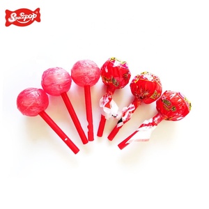 Multi-Colored Fruity Flavor Ball Shape <strong>Lollipop</strong> <strong>with</strong> Bubble Gum and <strong>Whistling</strong> Stick <strong>Hard</strong> Texture <strong>Candy</strong> in Bag - Product Image 5