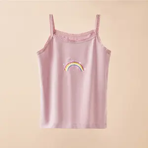 Wholesale/ODM/OEM Children's Cotton Vest girl Summer Thin Sleeveless Shirt Singlet Tank Top