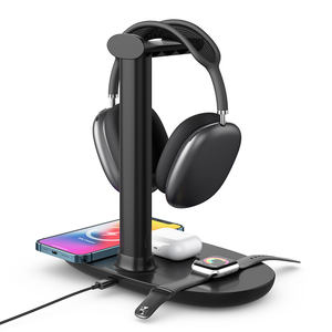 <span class=keywords><strong>Chargeur</strong></span> sans fil 3 en 1, station de charge rapide 15W pour <span class=keywords><strong>iPhone</strong></span> 14 Pro Max, pour montre intelligente 6 <span class=keywords><strong>5</strong></span>, <span class=keywords><strong>chargeur</strong></span> de bureau - Product Image 6