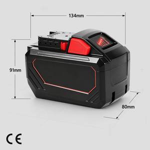 Paquete de Baterías de Iones de Litio de 18 V para Herramientas Eléctricas, Compatible con <span class=keywords><strong>Milwaukee</strong></span> <span class=keywords><strong>M18</strong></span> 48-11-1860 48-11-1850 48-11-1890, Herramientas Inalámbricas de Alta Resistencia - Product Image 5