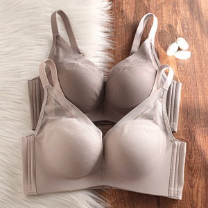 Women Underwire Padded <b>Bra</b> Thin <b>Cup</b> Seamless Breathable Mesh Lace Comfort Summer Everyday Wear - Product Image 4