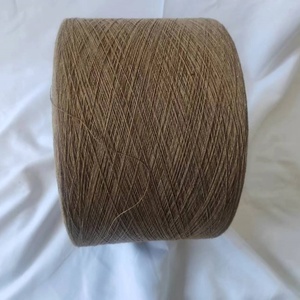 Filato di <span class=keywords><strong>Cotone</strong></span> <span class=keywords><strong>per</strong></span> <span class=keywords><strong>Uncinetto</strong></span>, Cardato, Misto, Riciclato, Colore Marrone, 10s 16s 20s <span class=keywords><strong>per</strong></span> Maglieria e Tessitura - Product Image 3