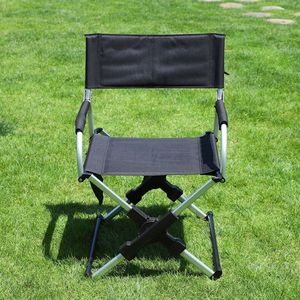 Silla plegable para exteriores, silla de director compacta y ligera de aleación de aluminio para acampar, jardín y pesca - Product Image 1