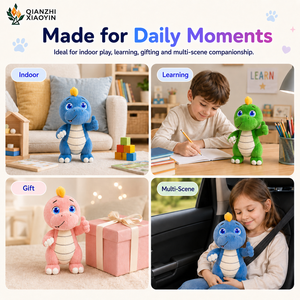 Peluche de Dinosaurio AI Vera, Verde, Rosa, Azul, 3 Estilos, Espinas Amarillas, ChatGPT, Clonación de Voz en 69 Idiomas, Memoria a Largo Plazo, Aprendizaje Infantil - Product Image 2