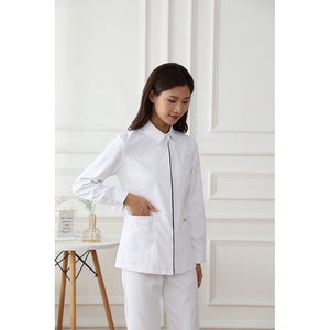 A buon mercato Uniformi Infermieristiche <span class=keywords><strong>Medico</strong></span> <span class=keywords><strong>Abbigliamento</strong></span> Top e Pantaloni Delle Donne Infermiere Ospedale Uniforme di Cotone Poliestere di Cura Scrub Uniformi - Product Image 5