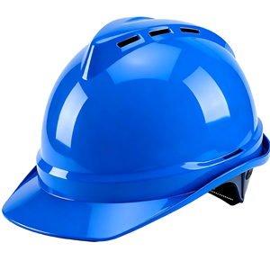 İnşaat Güvenlik Kaskı Endüstriyel Baret V Şekilli 4 Noktalı Oluklu ABS HDPE EN397 Sertifikalı Hafif Ayarlanabilir - Product Image 3