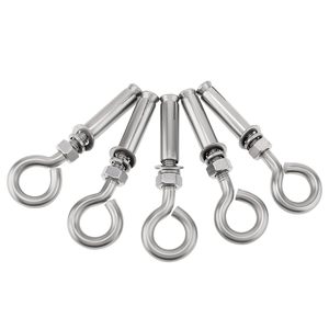 304 Roestvrijstalen Oogbout Zware Expansie Betonnen Muur Ankers Oogbout Schroef Schouderlag Oogbouten Voor Betonnen Muur - Product Image 2
