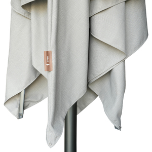 Sombrilla de Patio Plegable Moderna con LED Solar, Impermeable, para Exteriores, <span class=keywords><strong>4x4</strong></span>/5x5m, Estructura de Aluminio, Tela PA, Manivela - Product Image 6
