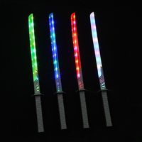 Épée magique arc-en-ciel Kangying avec détection de gravité, éclairage et musique, jouet en plastique pour enfants