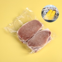 Sachet d'emballage sous vide tubulaire transparent pour viande séchée, qualité alimentaire, recyclable, en PE PA, résistant à la chaleur, pour lait et gelée