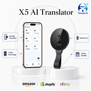 Dispositivo Traductor Empresarial X5, Intérprete de Idiomas con IA, Máquina de Traducción en Tiempo Real, Asistente Portátil para Comunicación en Reuniones - Product Image 3