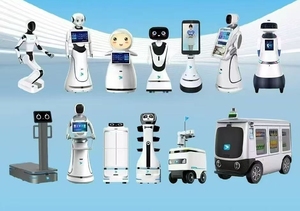 <span class=keywords><strong>Robot</strong></span> de livraison de nourriture intelligent à intelligence artificielle pour restaurants et hôtels, système de service alimentaire à recharge automatique, conversation interactive alimentée par LLM - Product Image 4