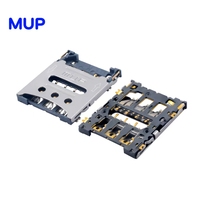 Connecteur de carte Nano SIM 6 broches MUP C7083-01, prix direct usine, prise de contact PCB pour téléphones mobiles et ordinateurs, emballage en bobine