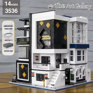 Mould King 16043 3536PCS Serie Street View, Maqueta de Bloques de Construcción del Museo del Arte, Juguete Educativo Técnico, <span class=keywords><strong>Regalo</strong></span> Festivo - Product Image 5