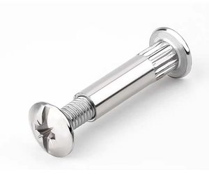 Vis Chicago à tête Phillips, connecteur mâle-femelle, écrou cylindrique, boulon de fixation pour meubles, livres, lits et tables - Product Image 2