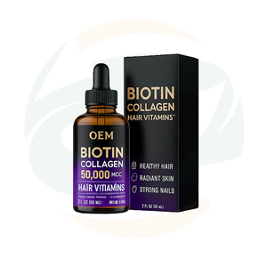 Gocce di Biotina e Collagene OEM, Olio per la Crescita dei Capelli, Vitamina per Capelli, Gocce Liquide di Biotina per Capelli Sani - Product Image 2