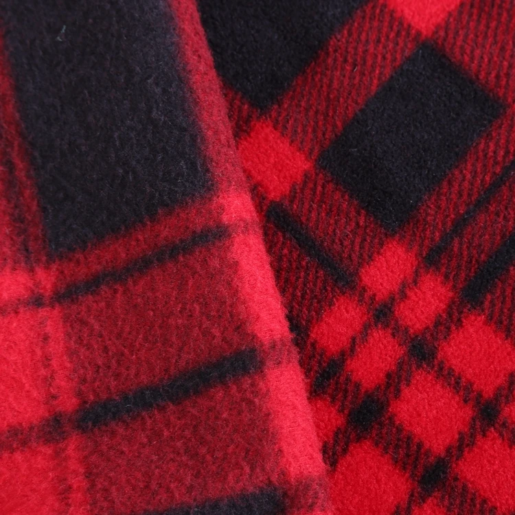 China factory wholesale custom printed anti pilling polar fabric for blankets