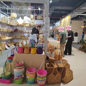 Cesta pequeña de madera natural para aperitivos con mango WT, cesta de regalo vacía, almacenamiento de cocina para el hogar, cesta decorativa de mimbre para <span class=keywords><strong>arreglo</strong></span> floral - Product Image 6