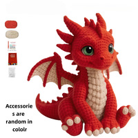 Kit d'accessoires de bijoux DIY pour animaux mignons en crochet, motif animalier, en laine faite à la main, best-seller transfrontalier, directement de l'usine de Shenzhen