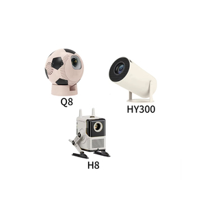 プロHY300Pro屋外ミニビデオホームシアターポータブル投影ディスプレイWIFI BTスマートプロジェクター - Product Image 1