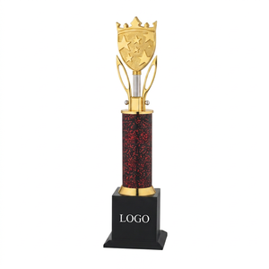 Premium sports <b>trophy</b> crafted from quality metal for football, cricket, volleyball, and athletics. - Product Image 1
